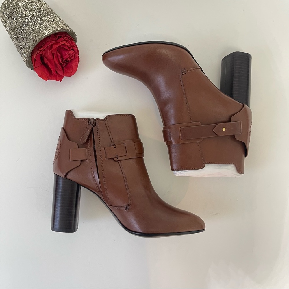 Tory Burch Almond Colton Leather Bootie- New In Box - Size 10- Reemoly - Picture 13 of 15